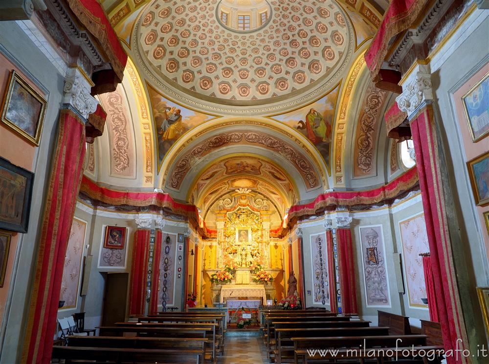 Graglia (Biella, Italy) - Interior of the Sanctuary of the Virgin of the Snow of Campra
